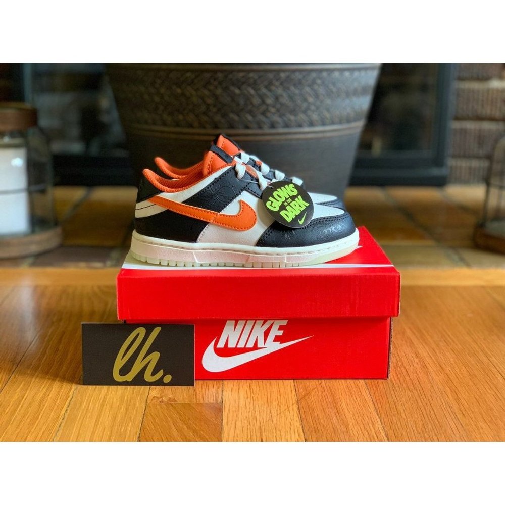 Size 10c Nike Dunk Low  PRM "Halloween" DM0717-100 - Picture 3 of 7